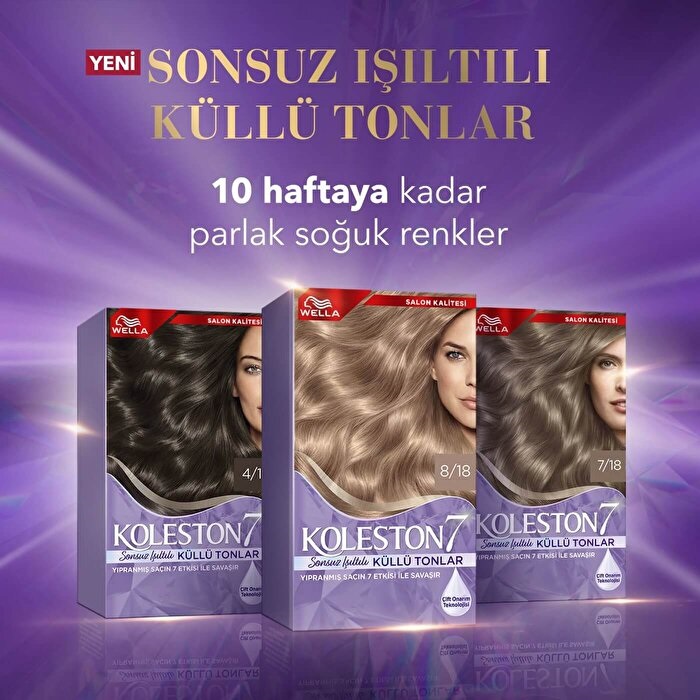 Koleston Supreme İnci Küllü Kumral 8/18 Saç Boyası