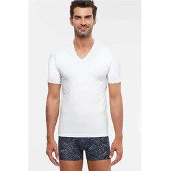 Kom Antonio V Yaka T Shirt Beyaz XL - Thumbnail