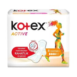 Kotex Active Single Normal 8'li - Thumbnail