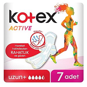 Kotex Active Single Uzun 7'li - Kotex