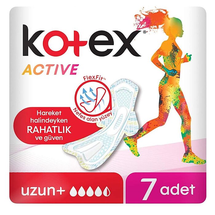 Kotex Active Single Uzun 7'li - 1
