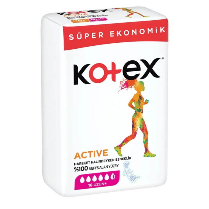 Kotex Active Süper Ekonomik Uzun 16'lı - 2