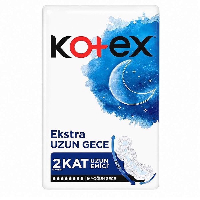 Kotex Extra Uzun Gece 9'lu - 1