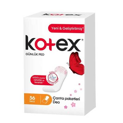 Kotex Günlük Lightdays Parfümlü 56'lı