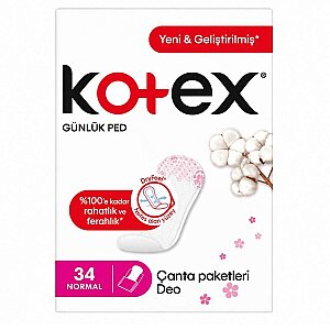 Kotex Günlük Ped Deo Normal 34'lü - Kotex