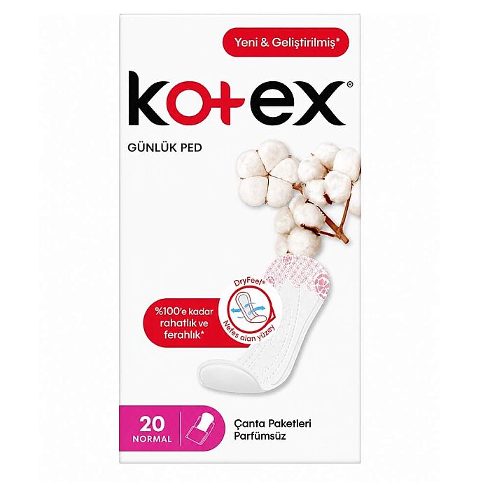 Kotex Günlük Ped Normal 20'li - 1