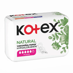 Kotex Natural Hijyenik Ped Ultra Single Uzun 7'li - Thumbnail