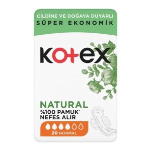 Kotex - Kotex Natural Ultra Quadro Normal 20'li