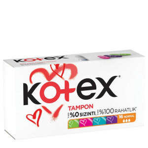 Kotex Tampon Normal 16'lı - Kotex