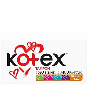 Kotex Tampon Normal 16'lı - Kotex