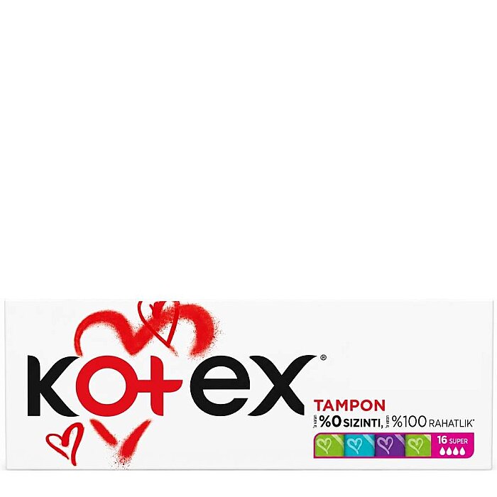 Kotex Tampon Süper 16'lı - 1