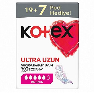 Kotex Ultra Dev Ekonomik Uzun 26'lı - Kotex