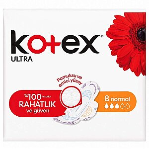 Kotex Ultra Kanatlı Normal 8'li - Kotex