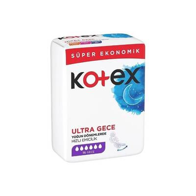 Kotex Ultra Quadro Gece 16'lı