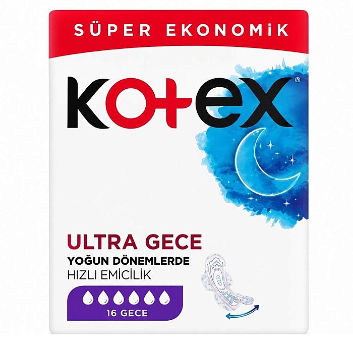 Kotex Ultra Quadro Gece 16'lı - 1