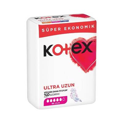 Kotex Ultra Quadro Uzun 18'li
