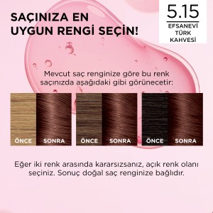 L'Oréal Paris Excellence Creme 5.15 Efsanevi Türk Kahvesi Saç Boyası - Thumbnail