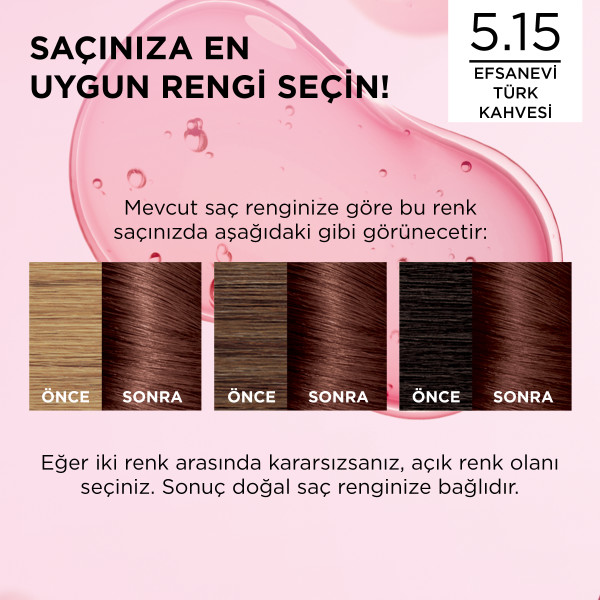 L'Oréal Paris Excellence Creme 5.15 Efsanevi Türk Kahvesi Saç Boyası