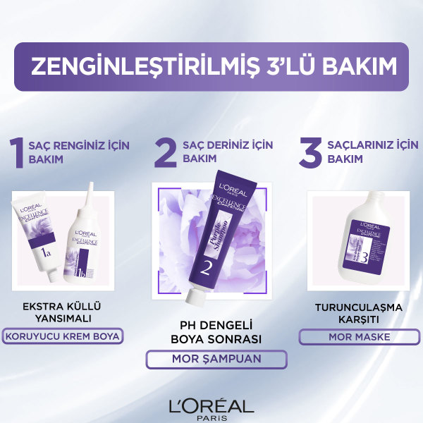 L'Oréal Paris Excellence Cool Creme 3.11 Ekstra Küllü Koyu Kahve Saç Boyası