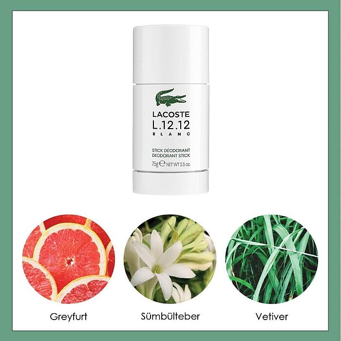Lacoste L.12.12 Blanc Erkek Deo Stick 75 Gr - 2