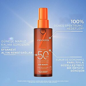 Lancaster Sun Beauty Satin Dry Oil Spf50 150 Ml - 3