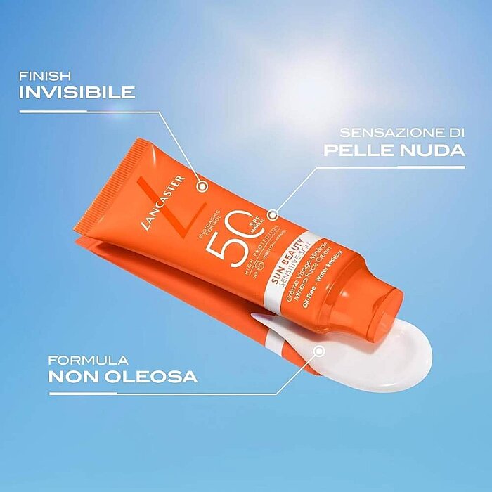 Lancaster Sun Beauty Sensitive Mineral Face Cream Spf50 50 Ml - 3