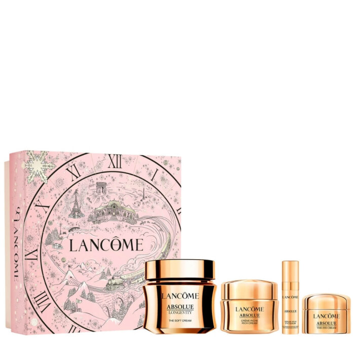 Lancome Absolue Longevity Soft Cream 60 Ml+Absolue Rich Cream 15 Ml+Absolue The Serum 5 Ml+Absolue The Eye Cream 5 Ml Set - 1