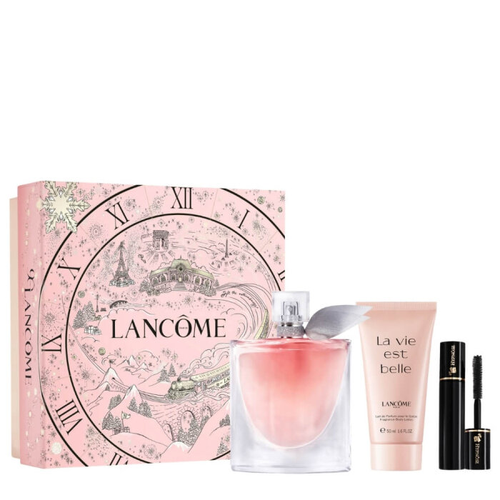 Lancome La Vie Est Belle Kadın Parfüm Edp 100 Ml+Body Lotion 50 Ml+Hypnose Mascara Set - 1