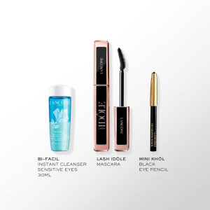 Lancome Lash Idole Mascara+Mini Le Crayon Khol Eye Pencil+Bi-Facil 30 Ml Set - 2
