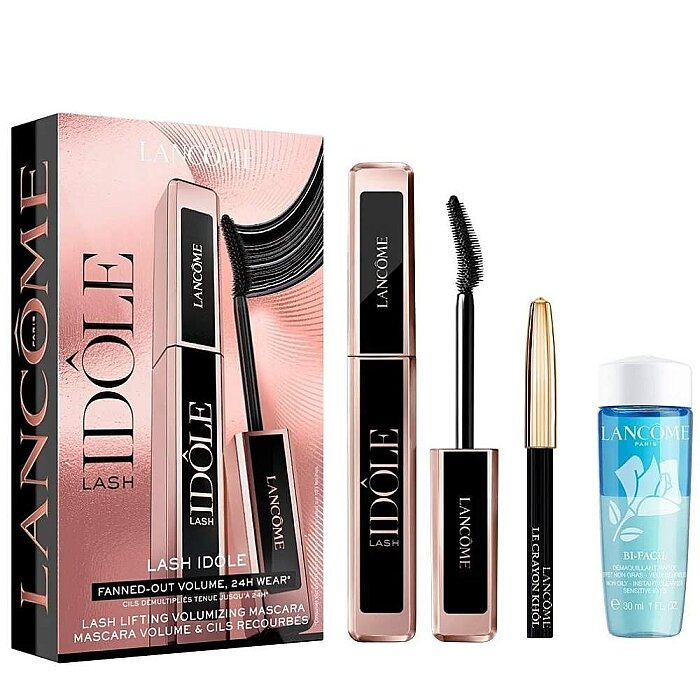 Lancome Lash Idole Mascara+Mini Le Crayon Khol Noir+Bifacil 30 Ml Set - 1