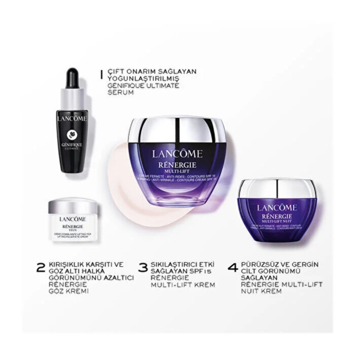 Lancome Renergie Multi Lift Krem Cilt Bakım Seti - 2