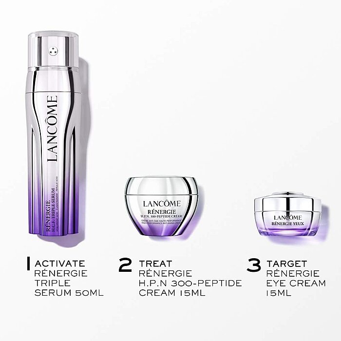 Lancome Renergie Triple Serum 50 Ml+Göz Kremi 15 Ml+HPN 300 Peptit Krem 15 Ml Set - 2