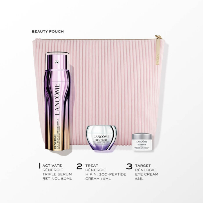 Lancome Renergie Triple Serum Retinol 50 Ml+Renergie H.P.N-300 Peptide Cream 15 Ml+Renergie Multi-Lift Night Cream 5 Ml Set - 2