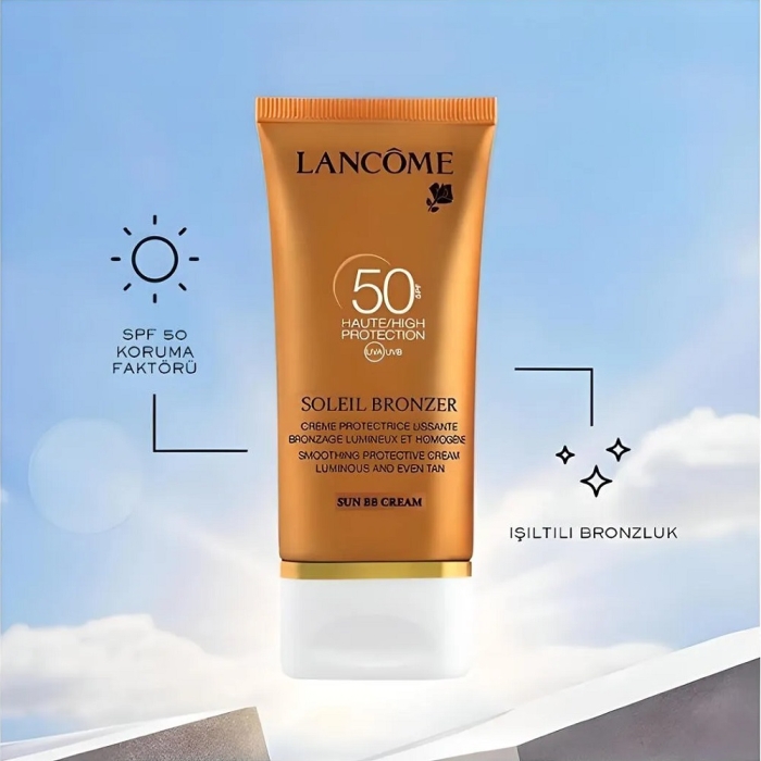 Lancome Sun Soleil Bronzer Spf50 BB Bronzlaştırıcı Güneş Kremi 50 Ml - 3