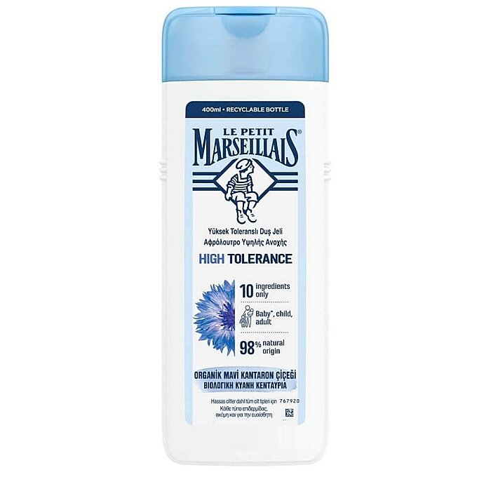 Le Petit Marseillais High Tolerance Mavi Kantaron Duş Jeli 400 Ml - 1