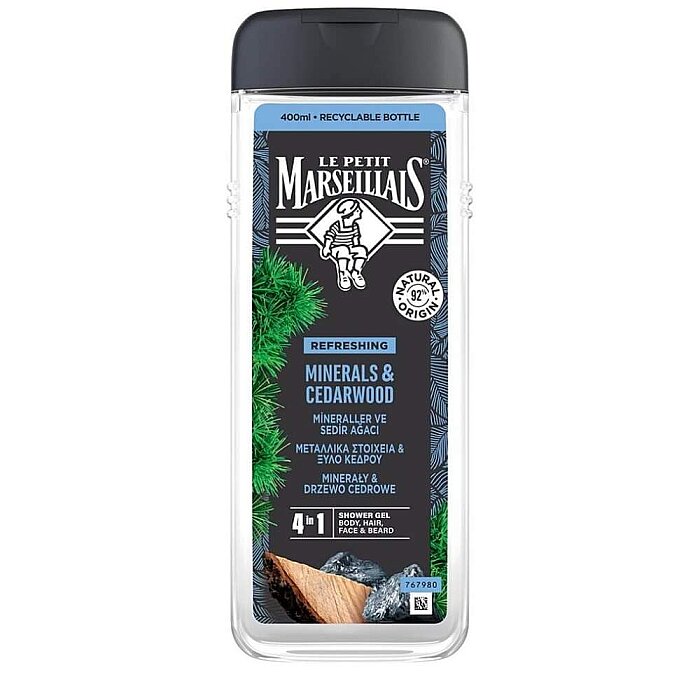 Le Petit Marseillais Mineraller&Sedir Ağacı Duş Jeli 400 Ml - 1