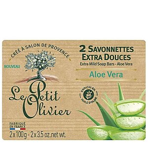 Le Petit Olivier Aloe Vera Traditionnal Soaps 2x100 Gr - Le Petit Olivier