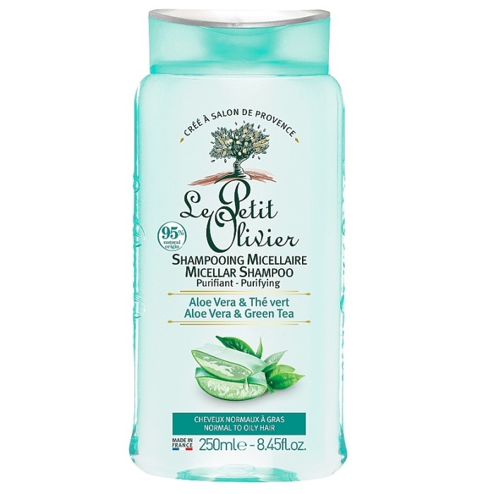 Le Petit Olivier Aloe Vera&Yeşil Çaylı Yağlı Saçlar İçin Şampuan 250 Ml