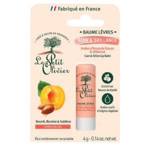 Le Petit Olivier Apricot&Sweet Almond Lipbalm 4 Gr - Le Petit Olivier