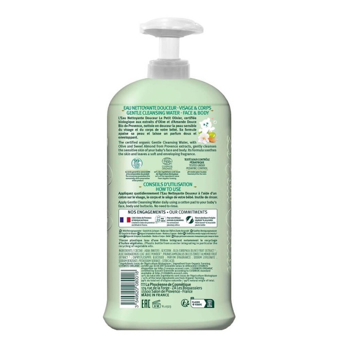 Le Petit Olivier Baby Face&Body Gentle Cleansing Water 750 Ml