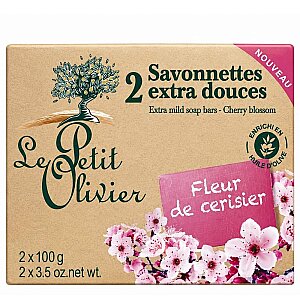 Le Petit Olivier Cherry Blossom Soap 2x100 Gr - Le Petit Olivier