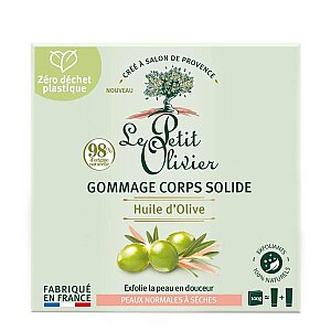 Le Petit Olivier Gommage Corps Solide Olive Soap 100 Gr - Le Petit Olivier
