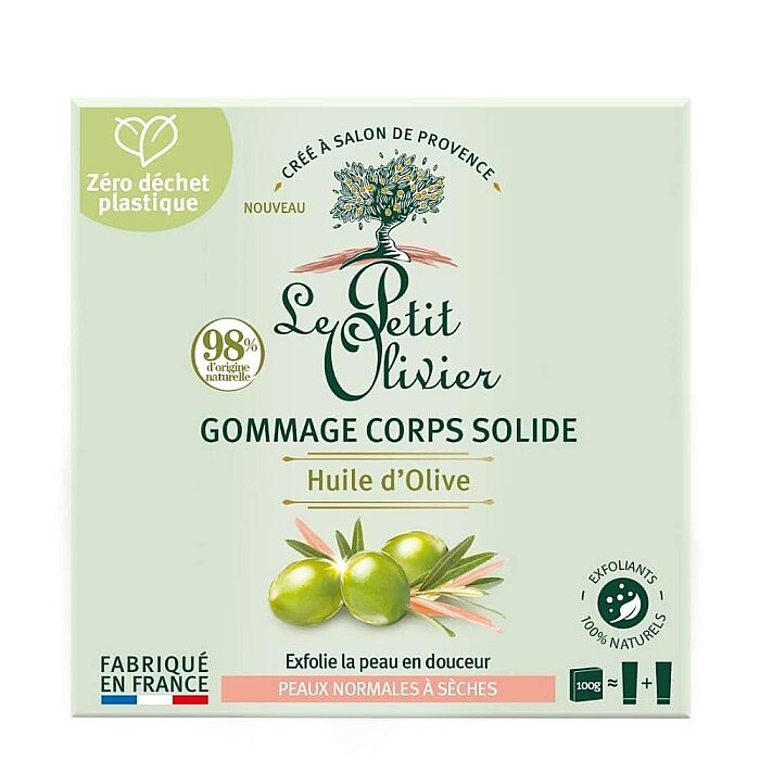 Le Petit Olivier Gommage Corps Solide Olive Soap 100 Gr - 1