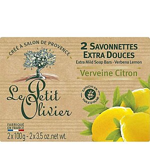 Le Petit Olivier Verbana Lemon Traditionnal Soaps 2x100 Gr - Le Petit Olivier