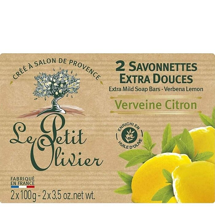Le Petit Olivier Verbana Lemon Traditionnal Soaps 2x100 Gr - 1