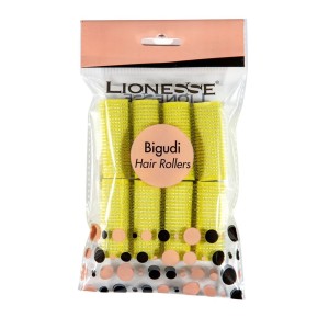 Lionesse - Lionesse Bigudi 1111 Sarı 8'li Paket