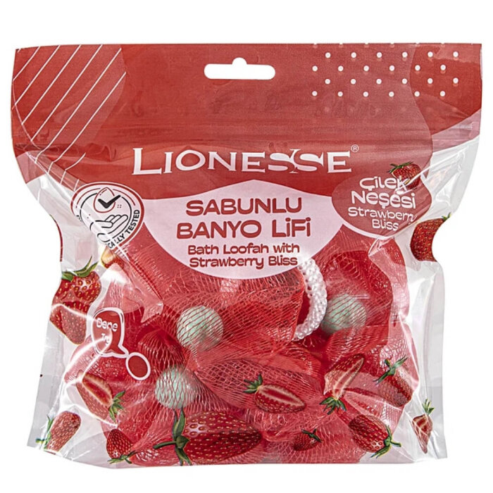 Lionesse Çilek Sabunlu Banyo Lifi 952 - 1