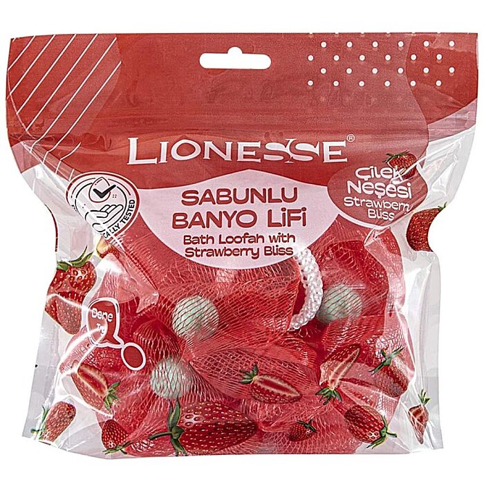 Lionesse Çilek Sabunlu Banyo Lifi 952 - 1