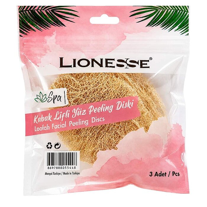 Lionesse Kabak Yüz Peeling Diski 3'lü - 1