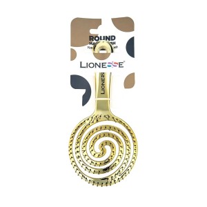 Lionesse Saç Fırçası Maze 8592 Gold Yuvarlak - Thumbnail
